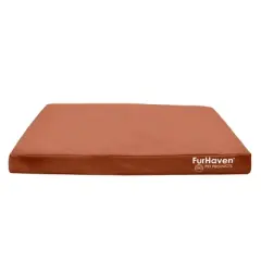 FurHaven Logo Indoor/Outdoor Deluxe Oxford Orthopedic Mattress Dog Bed