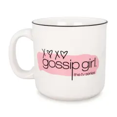 Silver Buffalo Gossip Girl "You Know You Love Me" Ceramic Camper Mug | Holds 20 Ounces