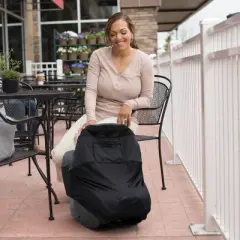 Boppy 4 and More Multi-Use Cover for Baby - Car Seat Canopy/Nursing Scarf/Shopping Cart Cover/High Chair Cover - Gray