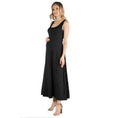 A Line Maxi Masternity Dress
