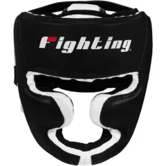 Fighting Sports S2 Gel Full Face Training Boxing Headgear - Black/White