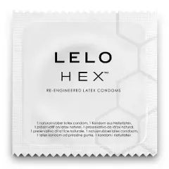 LELO HEX Original Luxury Condoms with Unique Hexagonal Structure - Lubricated - 36ct