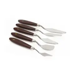 O'Creme Mini Spatulas, Set of 5 (with Different Sizes and Shapes)