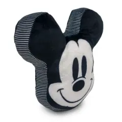 Dog Toy Squeaker Plush - Disney Mickey Mouse Smiling Face Black