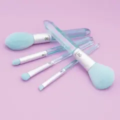 MODA Brush Mythical Crystal 5pc Makeup Brush Set, Includes Powder, Shadow, and Smoky Eye Makeup Brushes