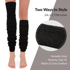 Wrapables Over The Knee Long Wool Blend Leg Warmers