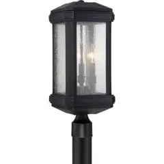 Quoizel Lighting Trumbull 3 - Light Post Light in  Mystic Black