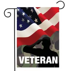 Briarwood Lane Everyday Garden Flag 12x18 For Outdoor Veteran Military Garden Flag Flags For Outside