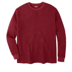 KingSize Men's Big & Tall Waffle-Knit Thermal Waffle Crewneck Tee Long Underwear Top