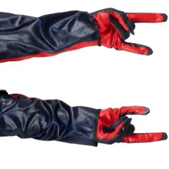 HalloweenCostumes.com One Size Fits Most Boy  Miles Morales Child Gloves., Black/Red