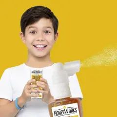 Honey Works Kids Throat Spray, Organic Honey 1 Oz