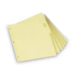 Universal Insertable Tab Index, 8-Tab, 11 x 8.5, Buff, Clear Tabs, 6 Sets