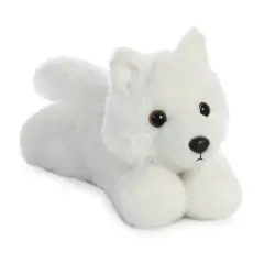 Aurora Mini Flopsie 8" Wolf White Stuffed Animal