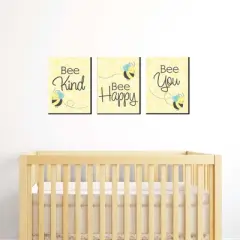 Big Dot of Happiness Honey Bee - Nursery Wall Art and Kids Room Decorations - Gift Ideas - 7.5 x 10 inches - Set of 3 Prints