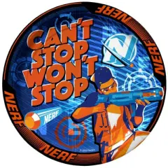 Treasures Gifted Nerf Plates 9in - Nerf Party Supplies - 8 Pack