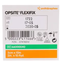 Smith & Nephew 66000040 Opsite Flexifix Transparent Film Roll 2 in. x 11 Yds.