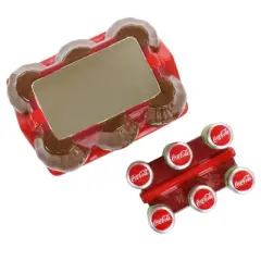 Coca-Cola Six Pack Durastone Snack Jar with Lid