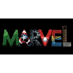 Men's Marvel Logo Hero Font T-Shirt