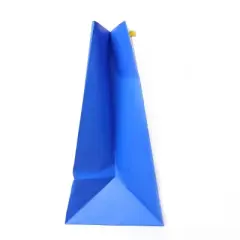 'Happy Birthday' Rainbow Verbiage on Colossal Gift Bag Blue - Spritz&trade;: Giant XL Typography Party Bag