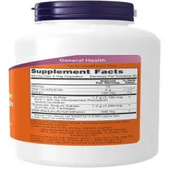 Glucosamine & Chondroitin with MSM by Now Foods  -  180 Capsule