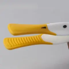 Kitchen Innovations Duck Toast Tongs, Wooden Toasting Tongs for Grilling, Campfires, and Toasting Bread, Durable, Heat-Resistant Handle