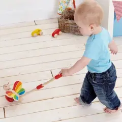 HAPE Butterfly Pal Push and Pull Toy