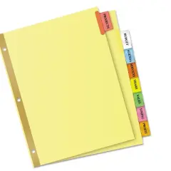 Avery Insertable Big Tab Dividers 8-Tab Letter 11111
