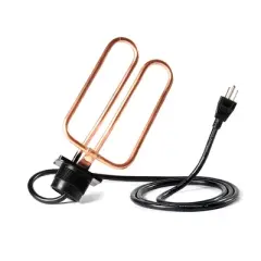 Farm Innovators Livestock Stock Tank Drain De-Icer for Rubbermaid Tanks, 2 Pack