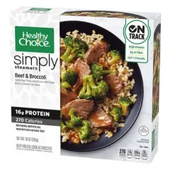 Healthy Choice Simply Steamers Frozen Beef & Broccoli - 10oz