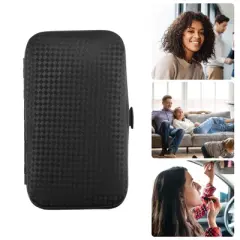 Unique Bargains Travel Stainless Steel Professional Manicure Set Black 1 Set