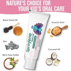 SprinJene Natural Kids' Toothpaste - Bubblegum - 3.5oz