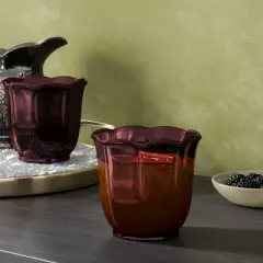 4pk 8.45oz Punch Cup Set Burgundy - Threshold&trade;