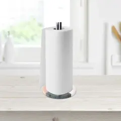 Lexi Home Marble Counter Mount Paper Towel Holder - Multi-colored