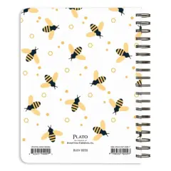 Plato Busy Bees Desk Planner with Foil Stamped Cover July 2025 - December 2026