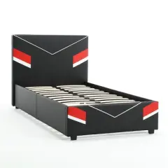 Orion eSports Gaming Bed Frame Black/Red - X Rocker