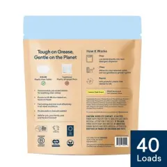 Blueland Lemon Zest Dishwasher Detergent Tablets - 40ct