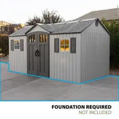 Lifetime 15' Outdoor Storage Shed
