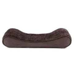 FurHaven Minky Plush & Velvet Luxe Lounger Orthopedic Dog Bed