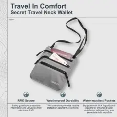 COCOON - Premium - Secret Neck Wallet