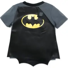 DC Comics Justice League Batman Toddler Boys Caped Graphic T-Shirt & Cape Set 