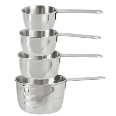GoodCook 8pc Stainless Steel Measuring Cup and Spoon Set