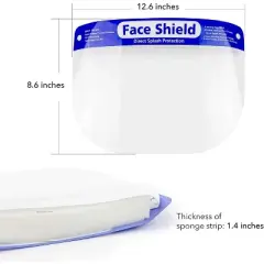 VastMedic 3 Pack Reusable Face Shields with Anti-Fog Coating