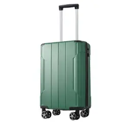 Gulches   aria 3-Piece Hardshell Luggage Set: Lightweight ABS Suitcases with Double Spinner Wheels, Telescopic Handle & Corner Protectors