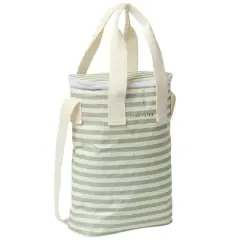 Sunnylife Light Cooler Drinks Bag - La Palma Sage Stripe - 2.1Gal
