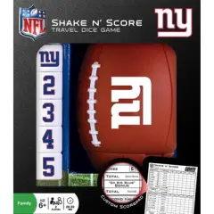 MasterPieces Officially Licsenced NFL New York Giants Shake N' Score Dice Game for Age 6 and Up