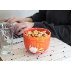 Just Funky Dragon Ball Z Karin Japanese Dinnerware Set | 16-Ounce Ramen Bowl and Chopsticks