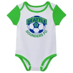 MLS Seattle Sounders Infant Boys' 3pk Bodysuit