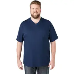 Boulder Creek by KingSize Men's Big & Tall  Heavyweight Pocket V-Neck Tee