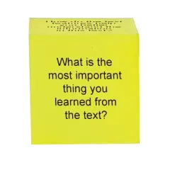 Teacher Created Resources Foam Nonfiction Comprehension Cubes