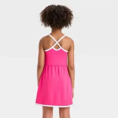 Girls' Knit Contrast Trim&nbsp;Dress - All In Motion&trade;